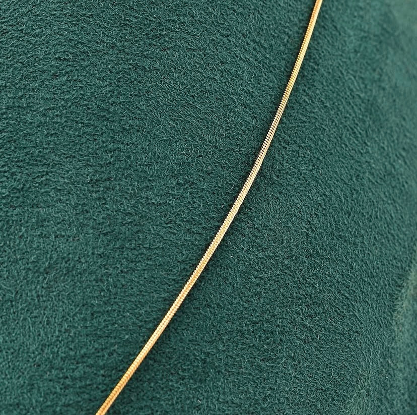 Delicate Gold Open Heart Necklace